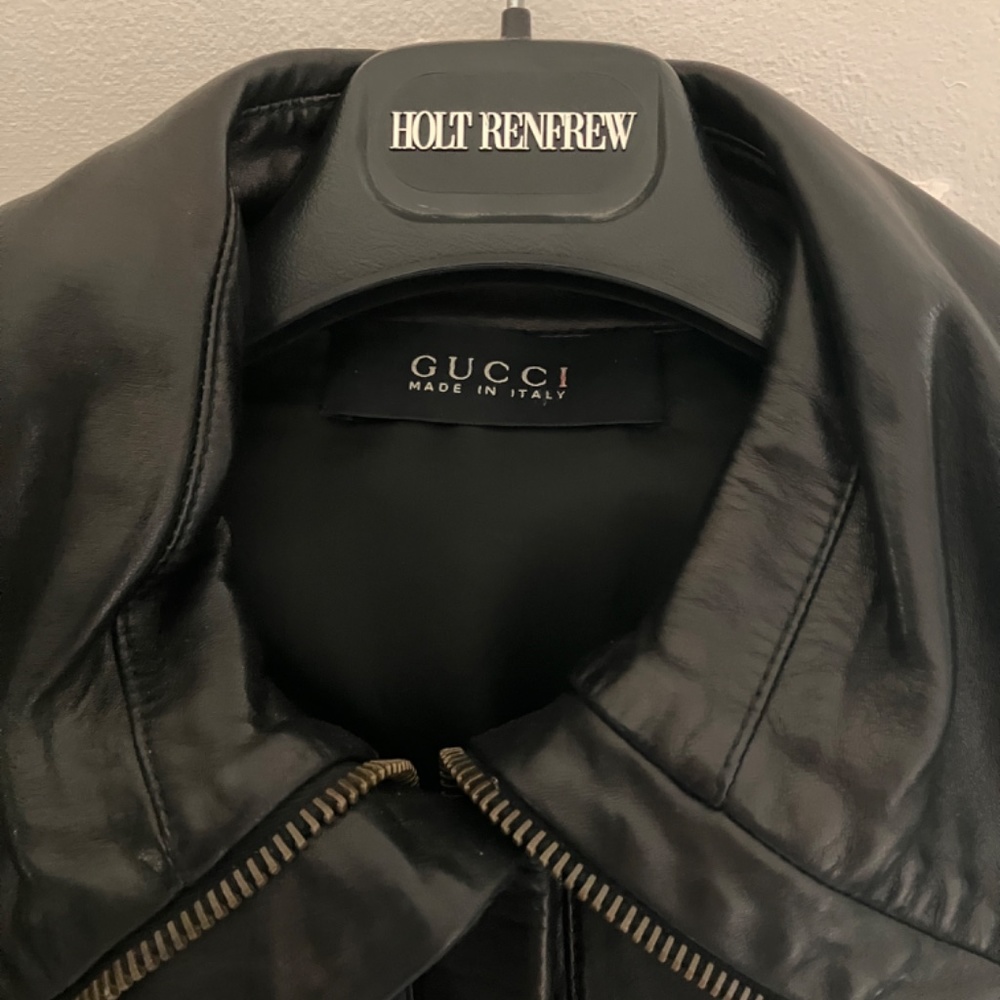 Vintage Gucci Tom Ford leather jacket - Picture 3 of 14